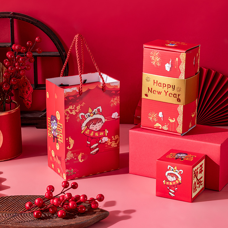 Picture of Shake the sound of the same birthday red envelope surprise bounce box flying folding explosion catapult red envelope creative gift box