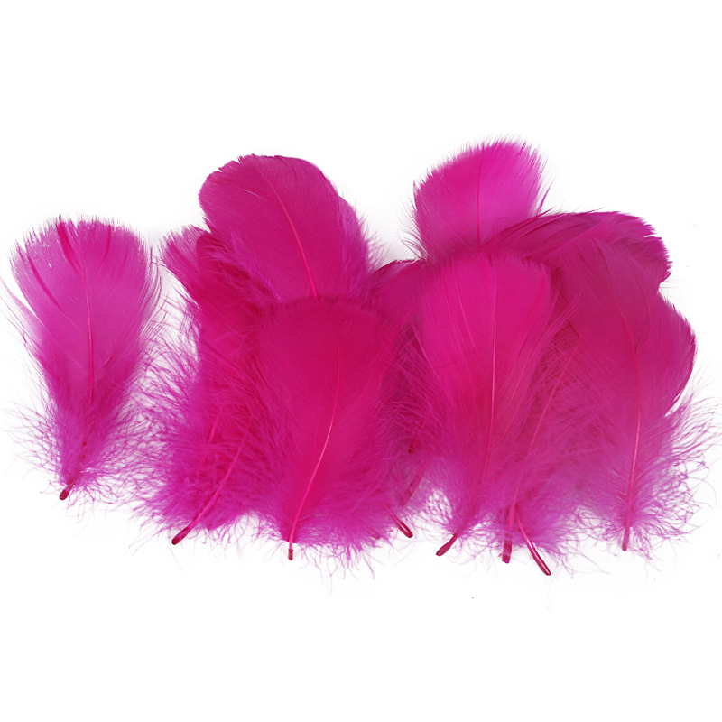 Picture of Special offer about 100 colored small floating feathers goose feather diy jewelry festival scene decoration filler feathers