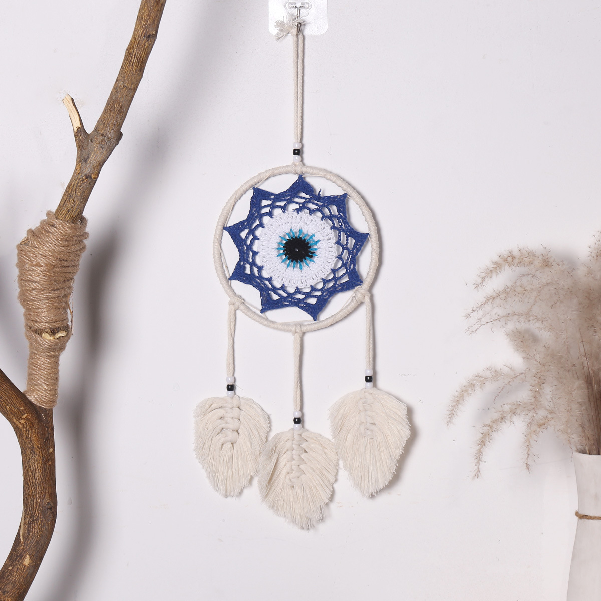 Picture of Devil's Eye dream catcher holiday gift home decoration wall hanging bedroom bedside wall decoration pendant dream catcher