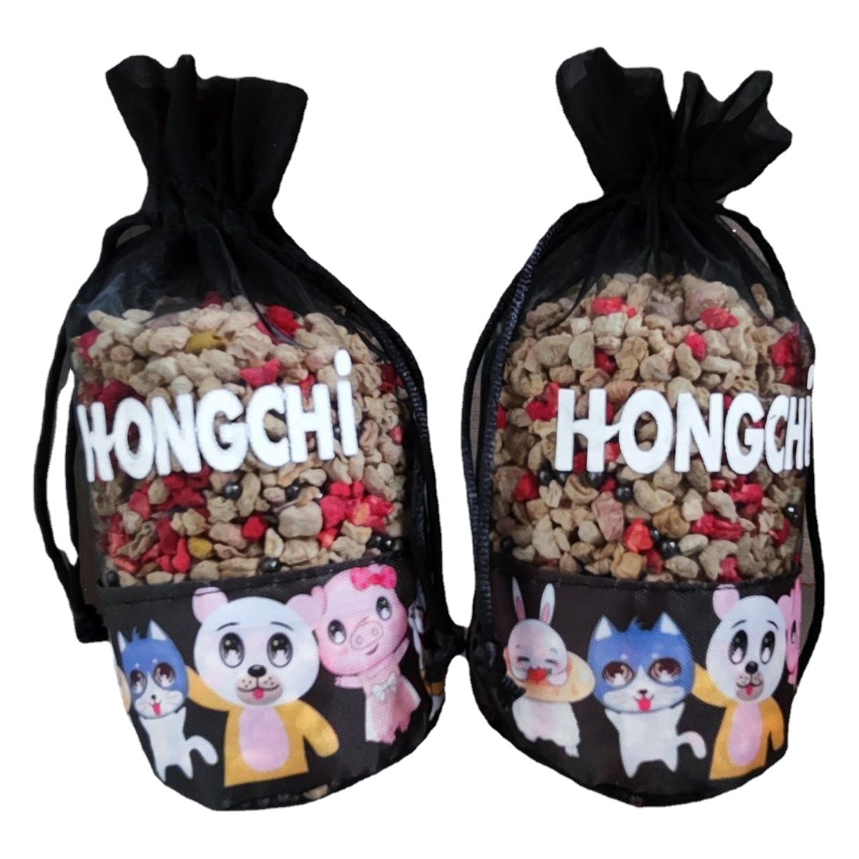 Nano Mineral Crystal Bag Cartoon Drawstring Gauze Round Bottom Bag Activated Carbon Packaging Bag Mesh Sachet Bag Storage