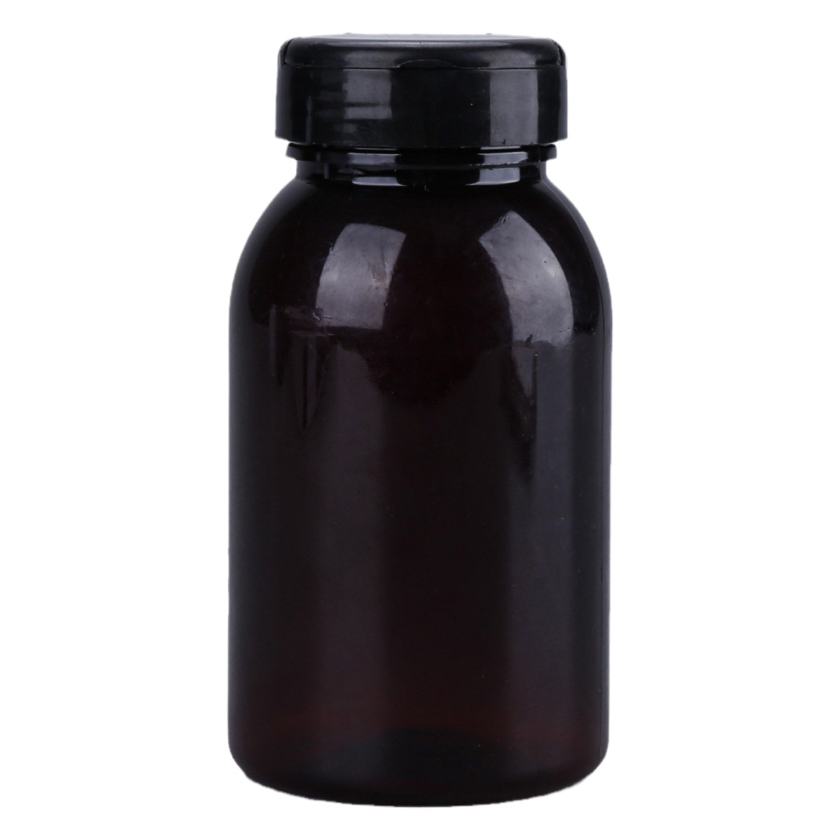 Pet Health Care Product Plastic Packaging Bottle 100g Transparent Calcium Tablet Capsule Bottle 150ml Bamboo Bottle Press Screw Cap Bottle