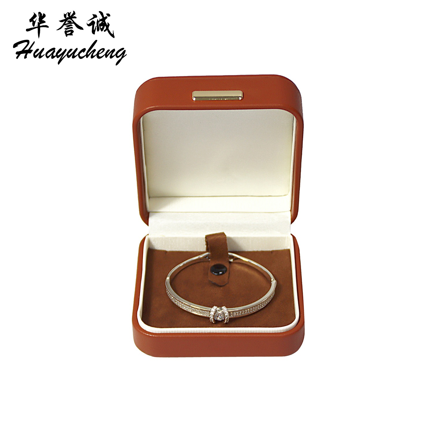 Holiday Jewelry Gift Necessary Bracelet Box High Quality PU Leather Multicolor Optional Logo Jewelry Box