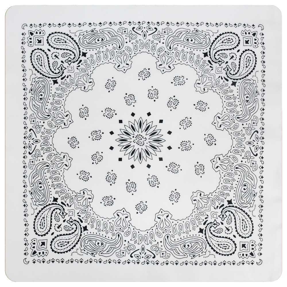 Picture of American West Coast Magic Hip Hop Riding Turban Hip Hip Hip Hop bandana Double Cashew Double Worm Square Scarf Wholesale