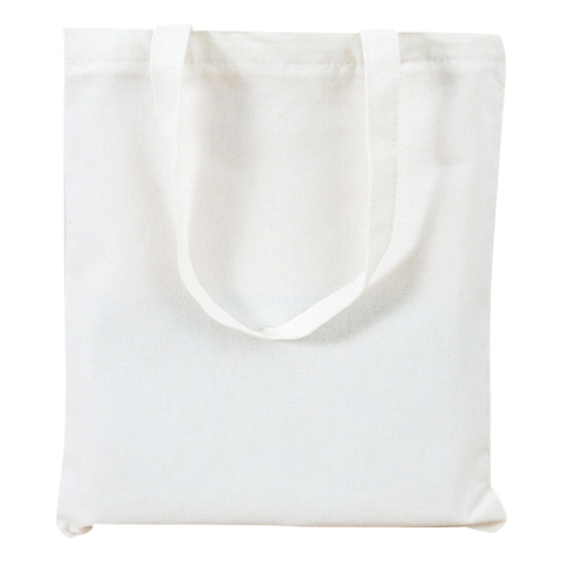 Spot blank canvas bag White advertising shoulder shopping cotton bag wholesale White student hand canvas bag