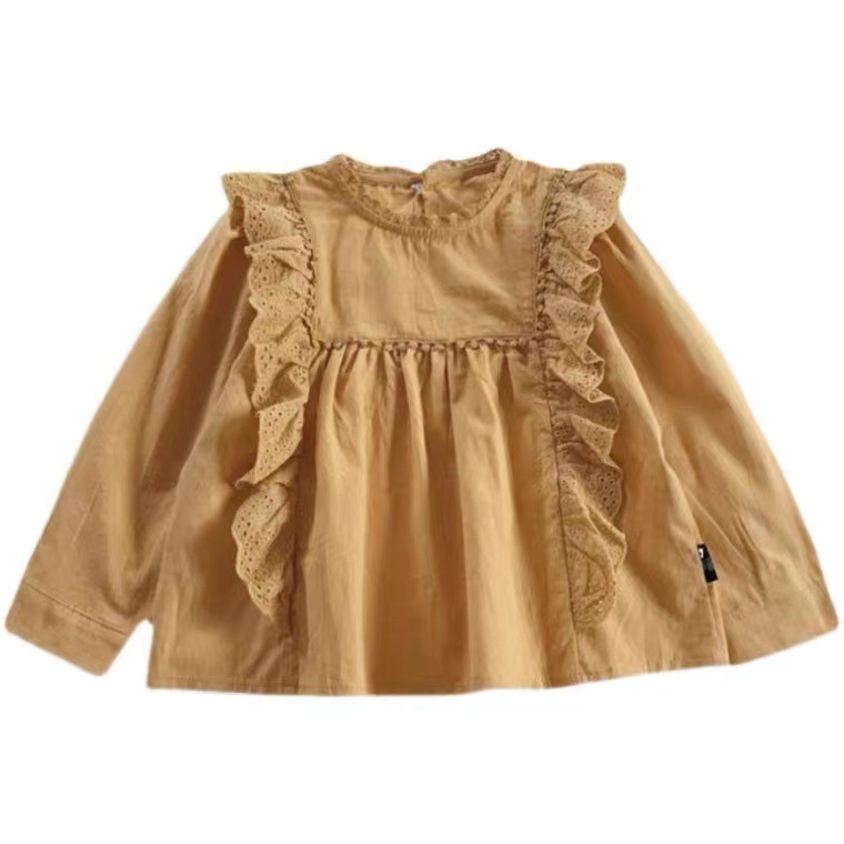 Picture of Girls' autumn shirt top 2024 New Western style children's clothing baby long sleeve Western style shirt children's clothes fashion