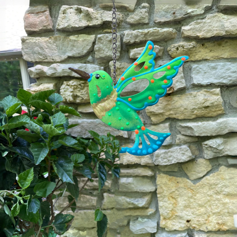 Picture of Metal Hummingbird Garden Decor Metal Hummingbird home Garden decoration Mother's Day gift