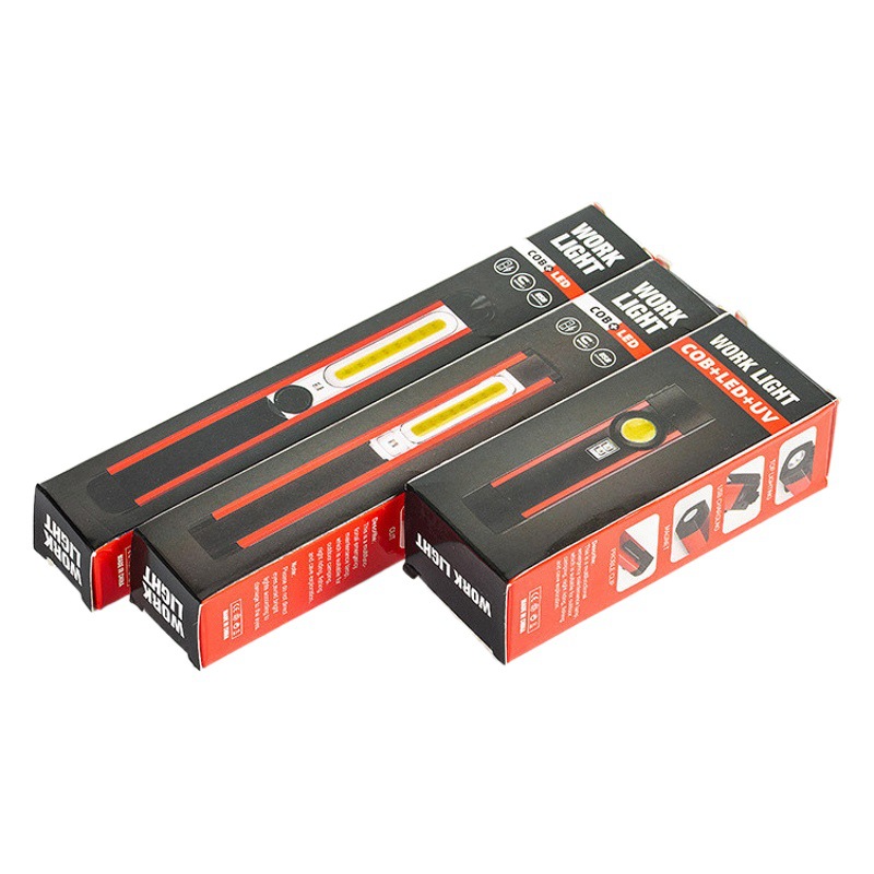 Cross-border new COB work light USB charging with magnet pen holder multifunctional aluminum alloy work flashlight
