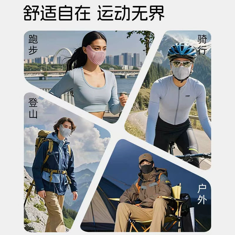 Picture of Riding Mask Sun Protection UV Protection Face Protection Eye Corner Riding Climbing Breathable 3D Ice Silk Mask