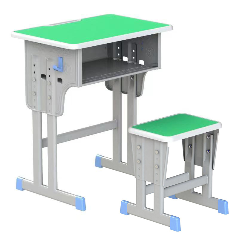 Picture of School Desk and Chair Training Desk Study Desk Children's Desk Single Training Desk Liftable Student Desk and Chair