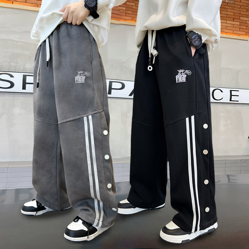Boys' Pants Spring and Autumn 2025 New Children's Spring Sweatpants Big Children's Spring Sports Pants Handsome Fashionable