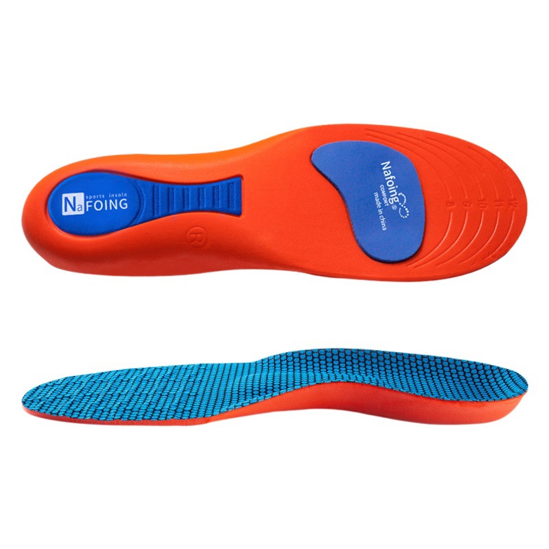 Sports Insoles, Summer Military Training Soft Soles, Shock-Absorbing Men's Sweat-Absorbing Insoles, Flat Arch Full Padded Heel Insoles Wholesale