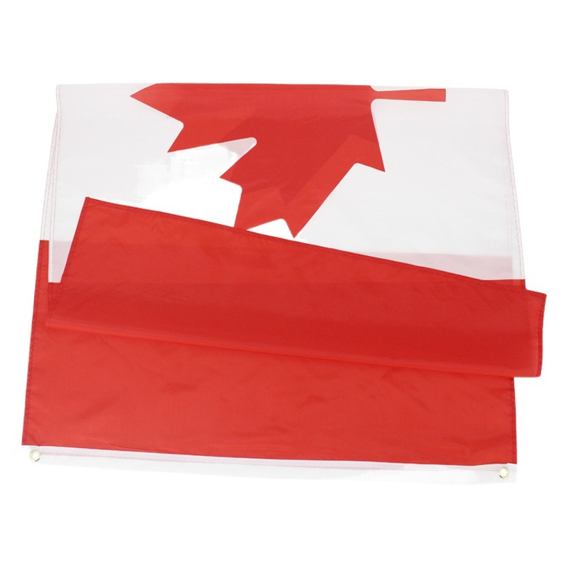 90*150cm Canadian flag manufacturer 3 * 5ft polyester flag cross-border source Canada flag in stock