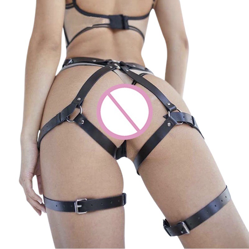 Leather chain production performance clothing accessories bar nightclub without eye mask multi-color optional