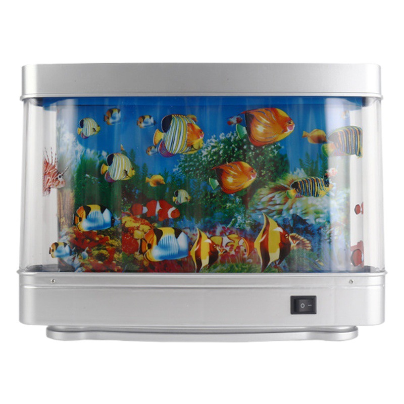 Simulation ornamental fish lamp underwater world Aquarium lamp LED Sea View lamp desktop home decoration table lamp small fish lamp