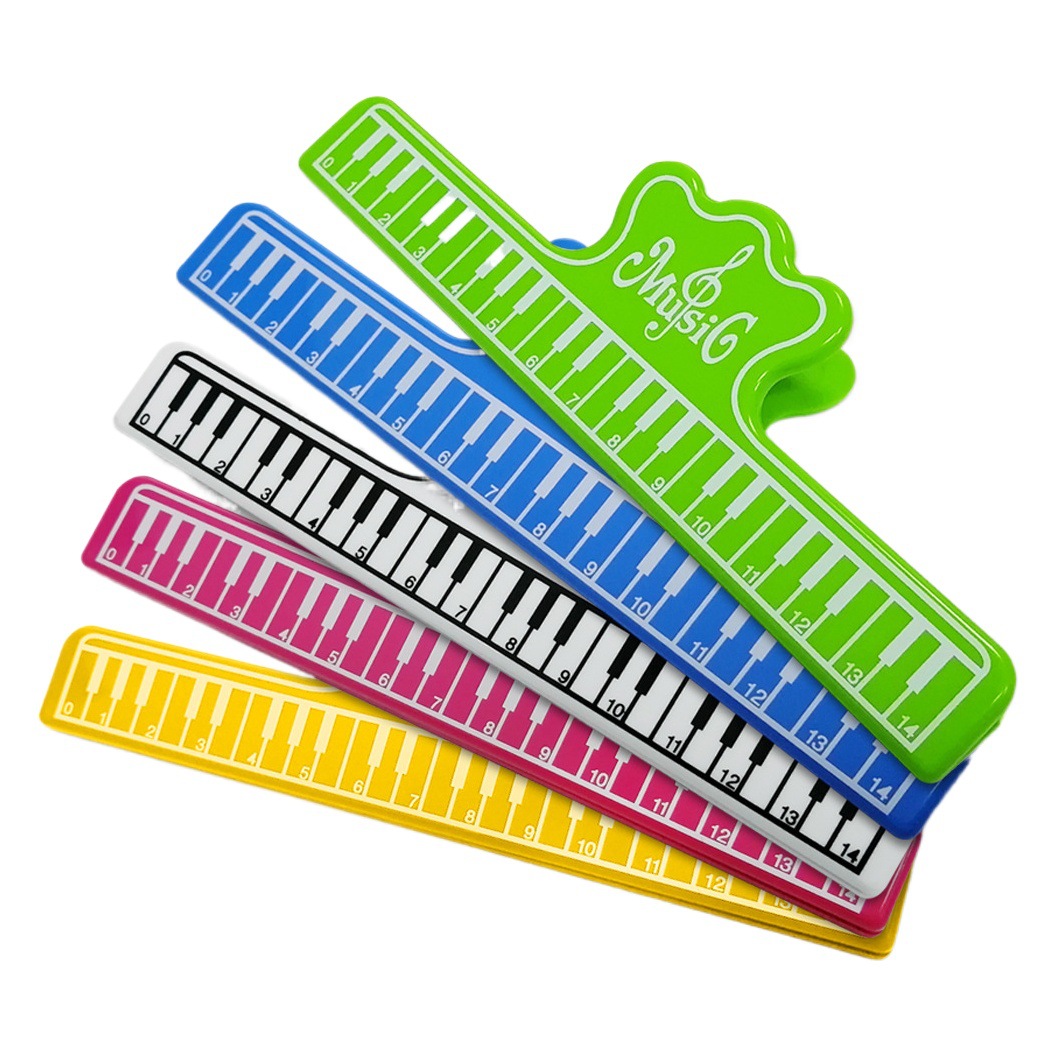 Music clip music score clip piano score clip plastic clip music score clip wholesale gift [drop-resistant high elasticity]]