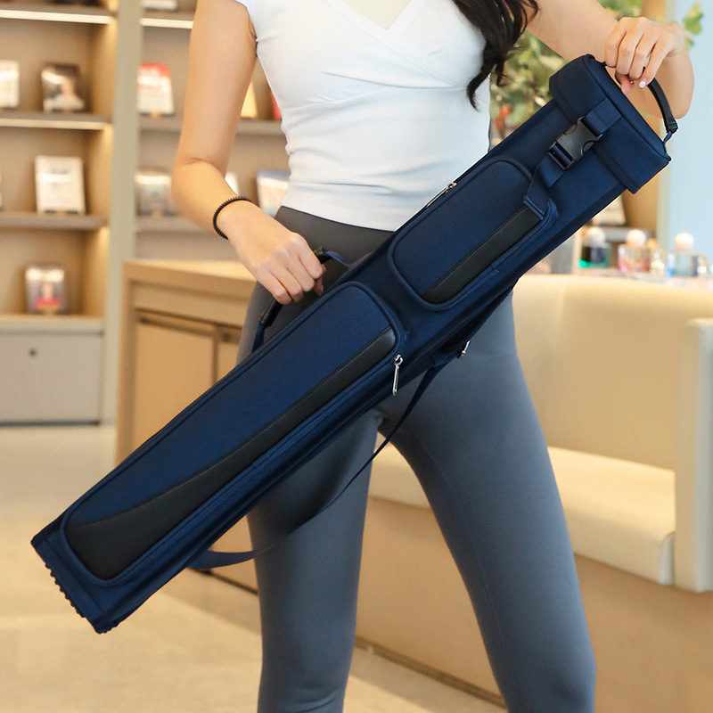 Picture of American Style Portable Billiard Cue Bag 8 Holes Billiard Cue Backpack 1/2 Nine Ball Cue Bag Multifunctional Billiard Cue Bag