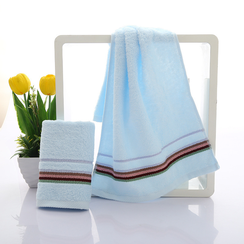 Picture of Jieliya towel 6638 plain pure cotton soft satin strong absorbent gift towel cotton wholesale