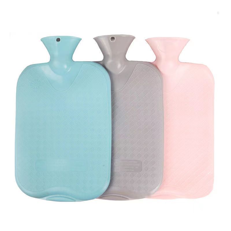 Picture of Thickened explosion-proof PVC hot water bag for filling water to warm hands and feet to warm belly warm bed flushing water filling hot water bag for hand warmers