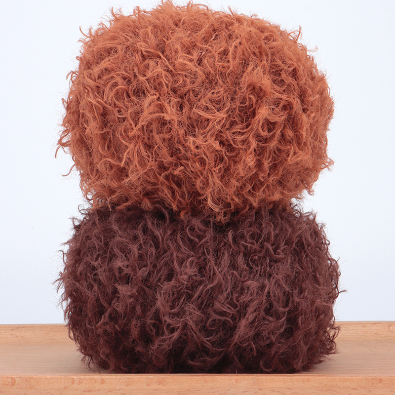 Silk Joy/Cross-Border Teddy Fleece Curly Fur DIY Handmade Knitting Yarn Ball