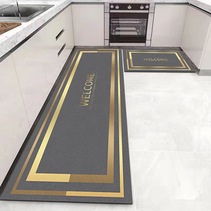Picture of Factory wholesale modern simple wind kitchen floor mat waterproof and oil-proof foot mat for door entry dirty-resistant absorbent non-slip mat