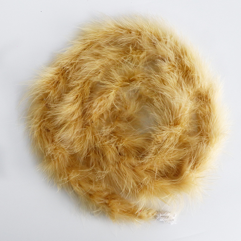 Picture of Tops wholesale Turkey plush plush feather diy1 2 M 16G performance stage decoration feather strip