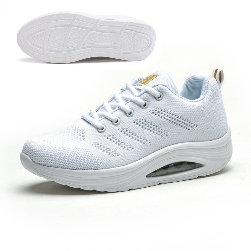 Picture of Summer Hollow dance shoes square dance women's shoes travel shoes soft bottom ghost dance flying woven shoes walking sports dancing shoes