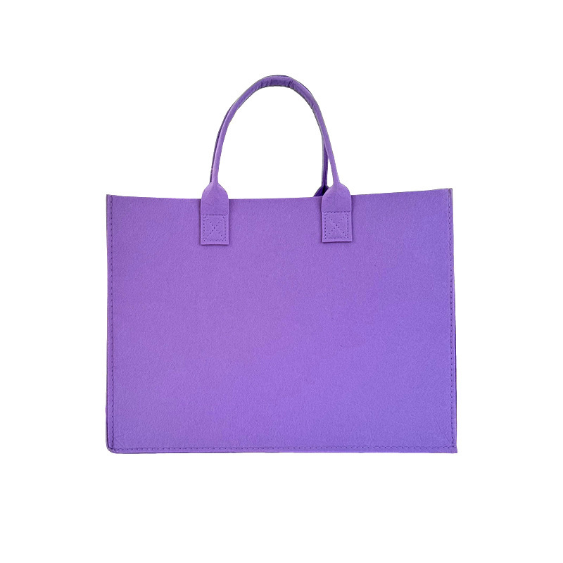 Picture of Felt Bag Customized Large-Capacity Work Clothing Shopping Felt Tote Bag Handbag Corporate Annual Meeting Souvenir Gift Bag