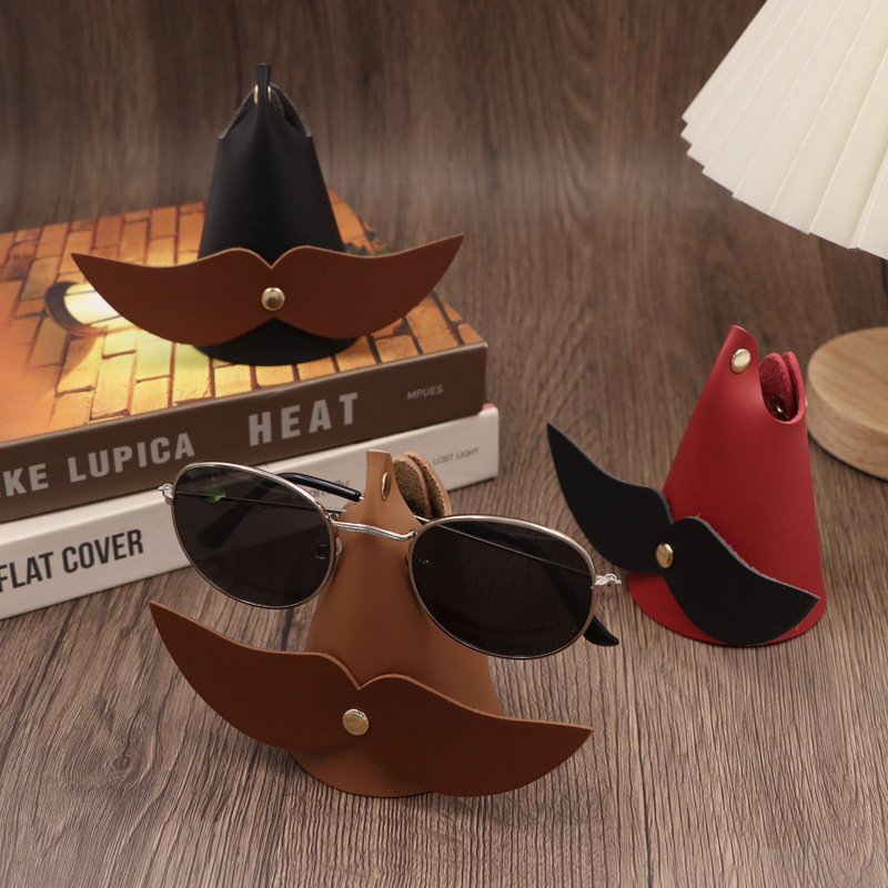 Picture of Creative Beard Styling Glasses Bracket Home Office Desktop Ornaments Fun Jewelry Display Stand