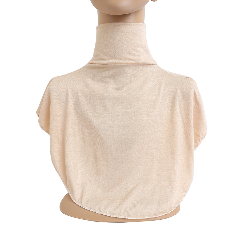 Picture of mercerized cotton collar set arabian ladies collar high collar set neck in stock wholesale H010