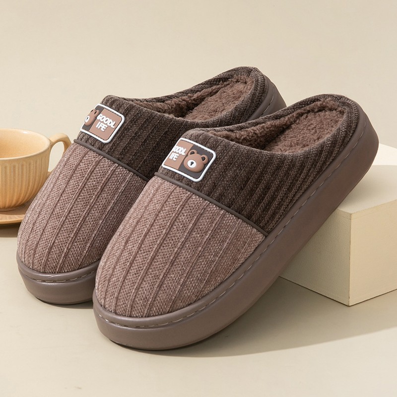Cross-border cotton slippers for women, autumn and winter warm foot home use EVA thick-soled non-odor-free foot shaking fast, hot seller for men