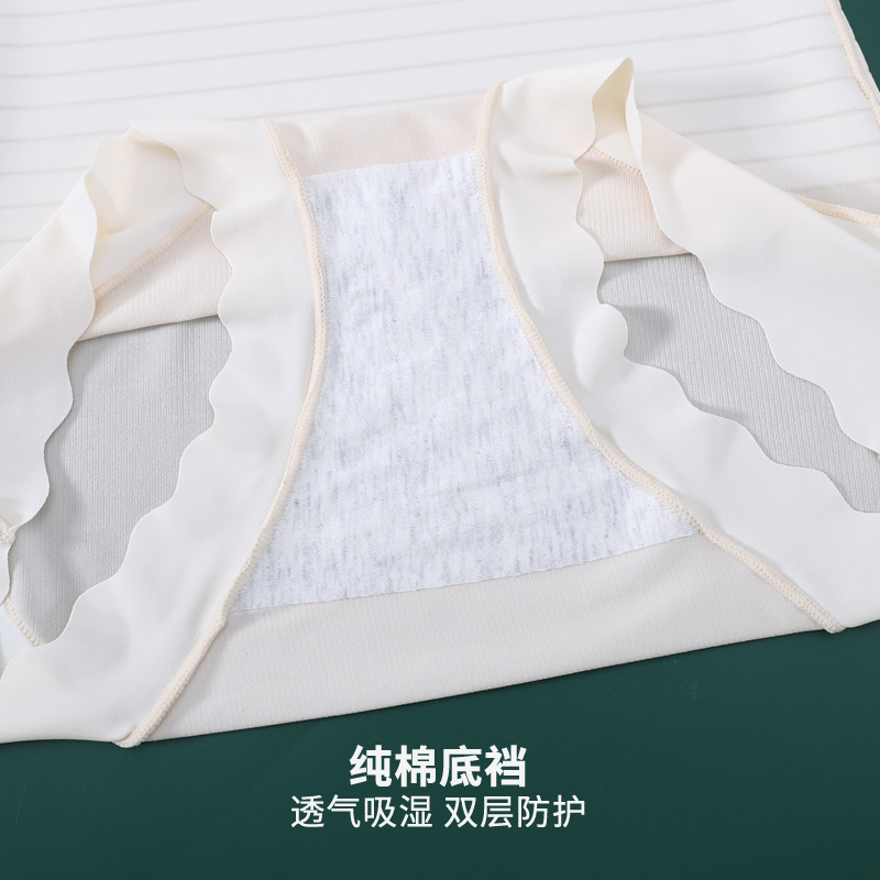 Picture of Women's High-Waist Hip-Lifting and Belly-Tighting Panties Strong Belly-Shaping Ice Silk No-Mark Large Size Belly-Tighting Pants Strong Body