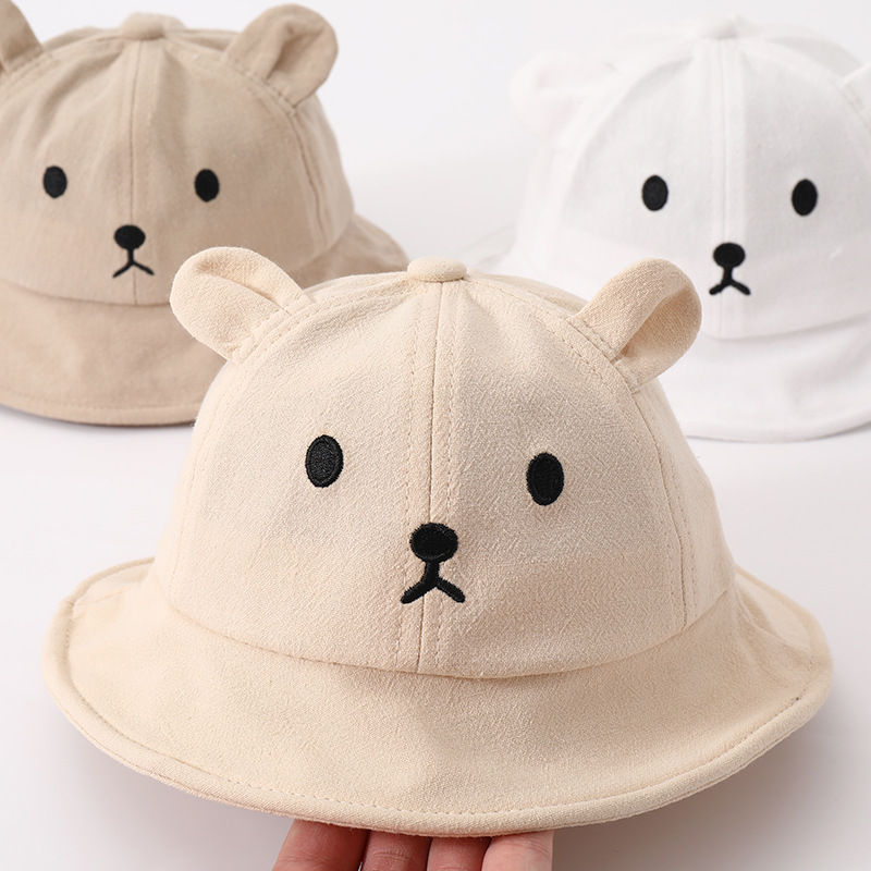 Baby Hat Summer Thin Sunshade Cute Super Cute Baby Baby Fisherman Hat Basin Hat Sunscreen Summer Summer