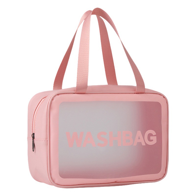Waterproof Wash Bag Large Capacity Travel Cosmetic Storage Bag High-grade Sense Portable Transparent PVC Wash Bag for Women