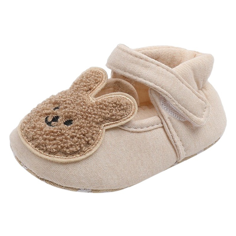 Spring and Autumn Baby Colorful Cotton Flats Baby Toddler Shoes Non-Slip Bottom Summer Sandals Cartoon 0-1 Baby Shoes 170