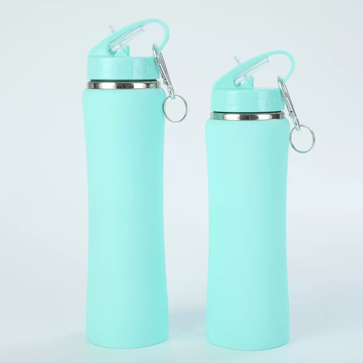 Picture of Cross-border 304 stainless steel straw accompanying cup small waist large capacity thermos cup outdoor portable sports kettle