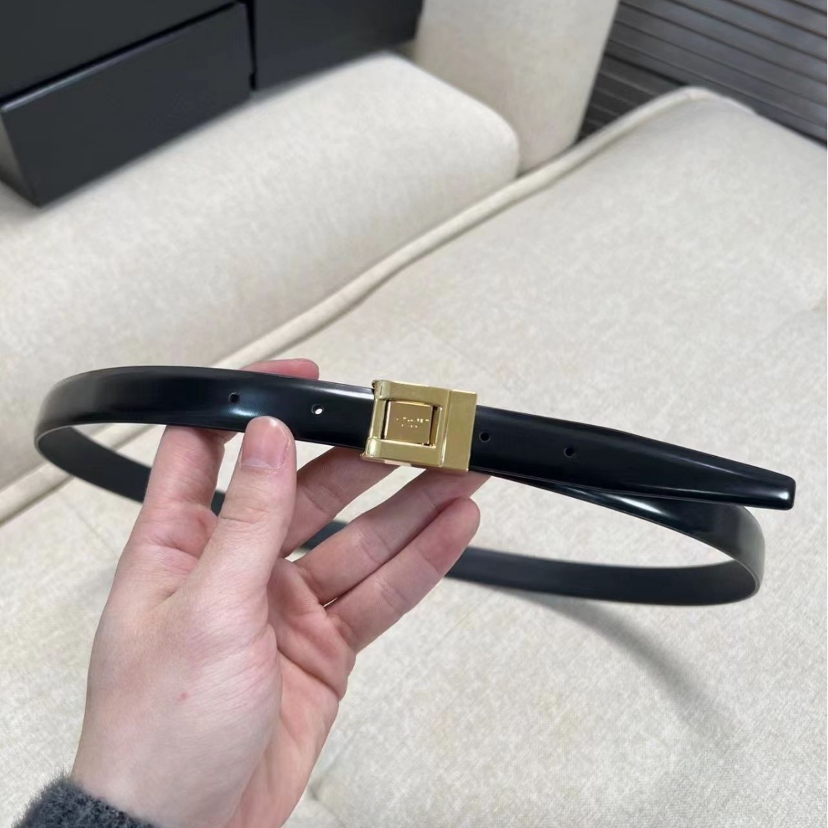 Seamless dropshipping Yangshulin cowhide belt Y brand letter belt with jeans suit jacket small waist cover 2.0 width 2.0 cm