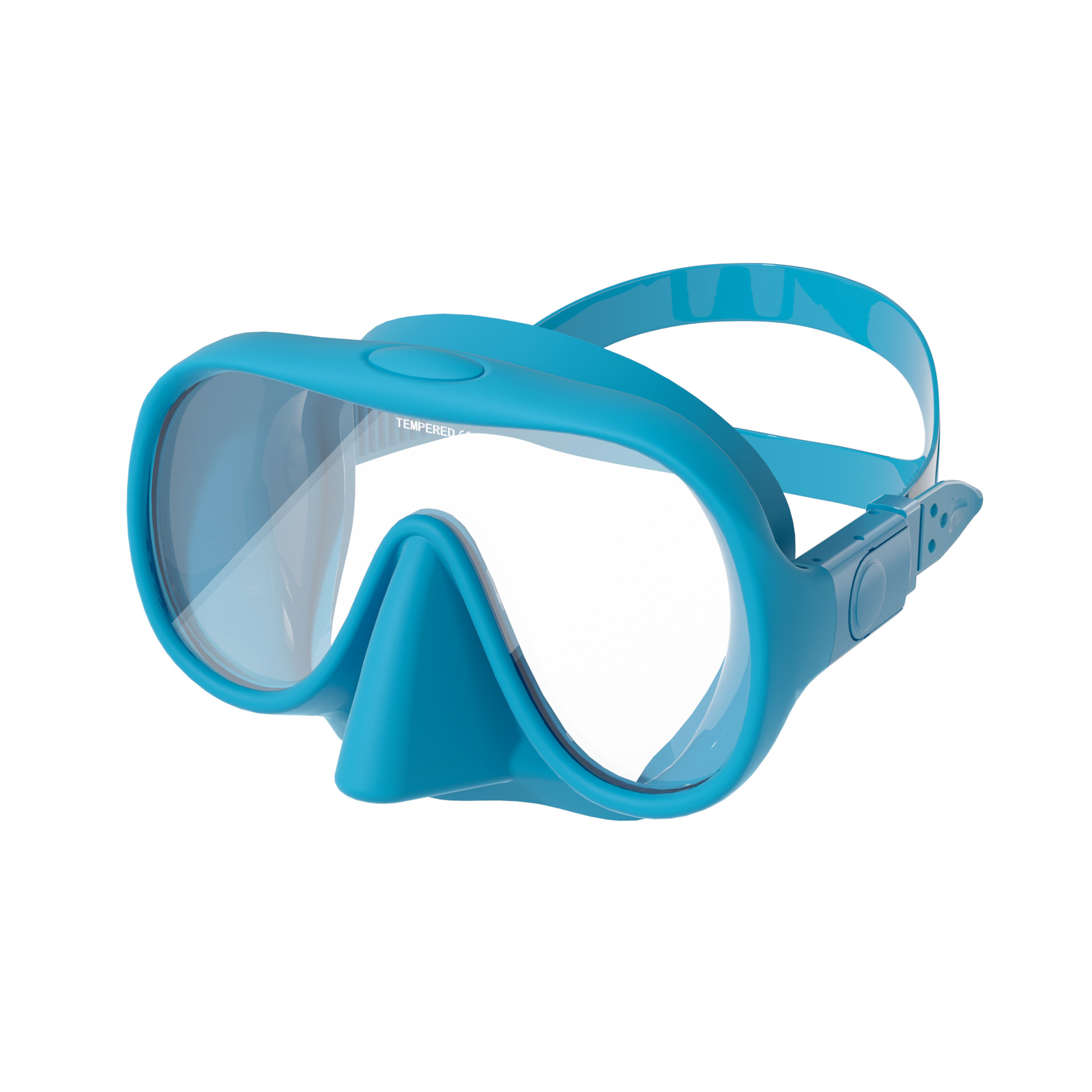 Picture of Manufacturers in stock large frame anti-fog diving mask scratch-resistant single lens liquid silicone edge diving goggles can cross border