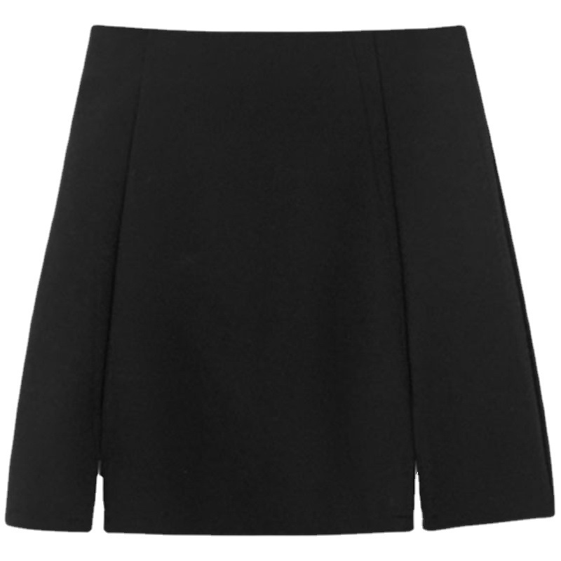 Picture of Women's Skirt for Summer 2023 New Korean Style High Waist plus size chubby girl Skirt Hip Skirt Slimming Split A- line Skirt
