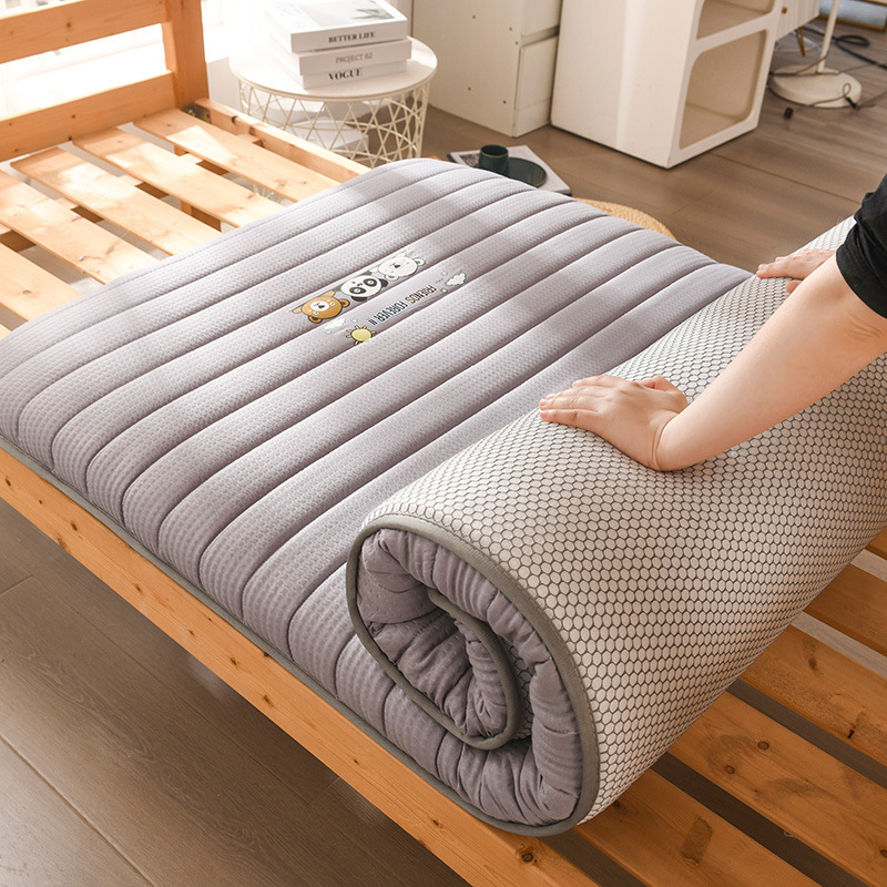 Picture of Class A Solid Color Thickened Foam Cotton Mattress Student Quarter Dormitory Upper and Lower Bed Mattress Mattress Tatami Bed Anti-Collapse