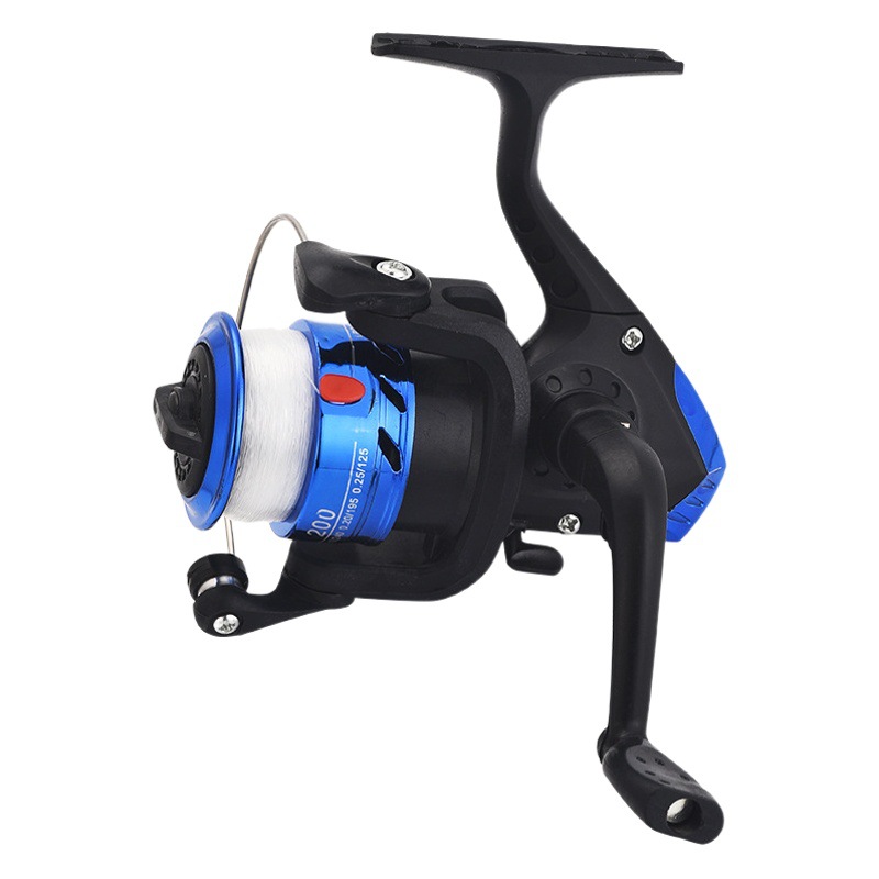 Picture of Type 200 small fishing wheel with line fishing wheel spinning wheel fishing wheel rock fishing wheel fishing gear sea Rod Road Asian rod fishing wheel