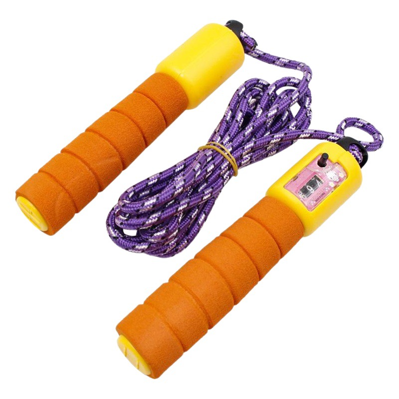 Fitness rubber counting rope sponge cover digital exercise skipping rope competition competitive skipping rope student skipping rope toys wholesale
