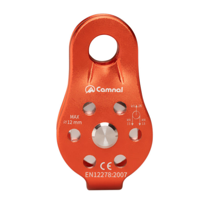 Picture of Kanle outdoor Mountaineering Rock climbing cave exploration pulley fixed single pulley crossing rescue cave exploration hoisting aluminum alloy pulley