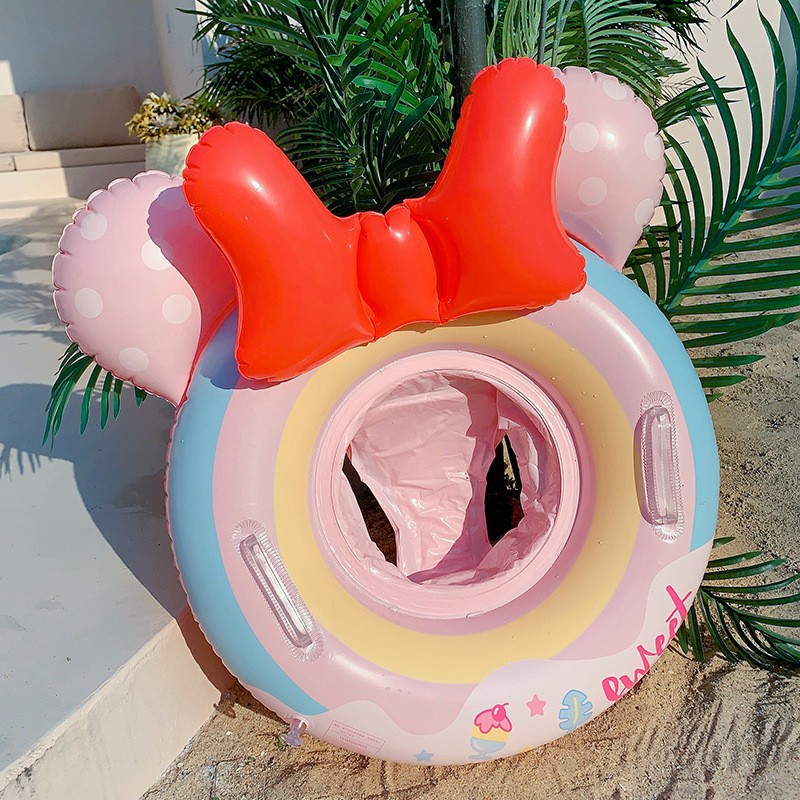 Picture of Children's swimming ring armpit ring seat ring 1-6 years old children's aircraft steering wheel inflatable Mount baby 2 boys and girls