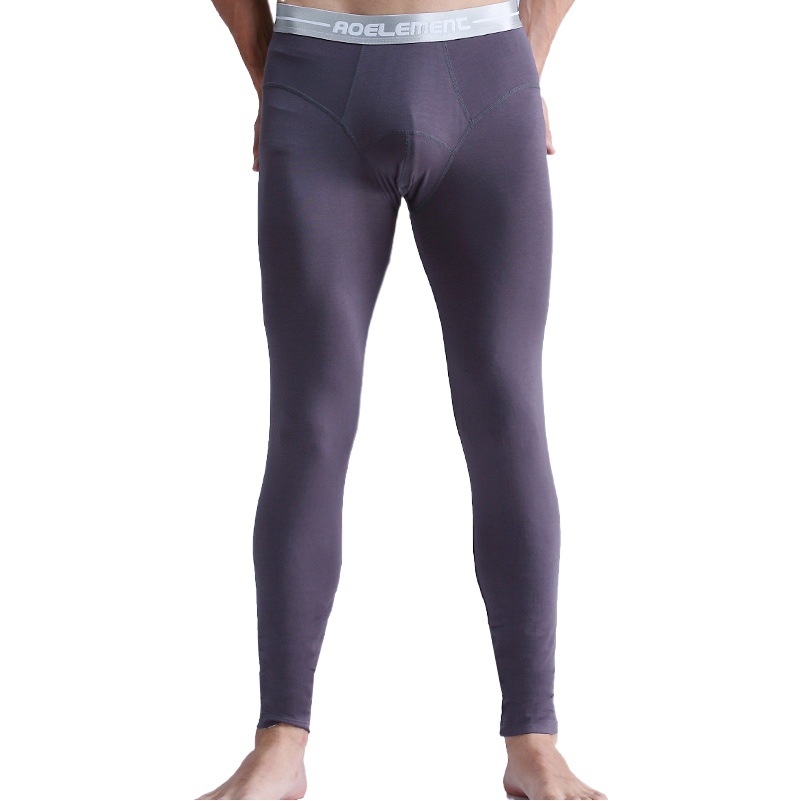 Picture of Men's warm pants autumn pants single autumn and winter manufacturers wholesale tight close-fitting comfortable fashion new men's leggings