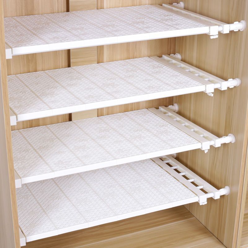 Wardrobe Storage Partition Layered Rack Dormitory Wardrobe Cabinet Partition Partition Partition Partition Telescopic Storage Rack Nail-Free