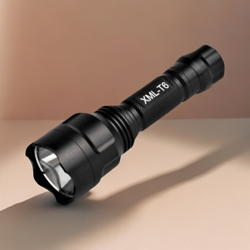 C8 flashlight T6 multifunctional rechargeable waterproof self-defense LED long-range outdoor household manufacturers wholesale