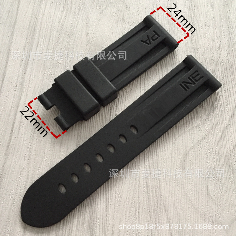 Substitute Painahai original watch with PAM00 359 441 312 438 watch chain butterfly buckle rubber belt 24