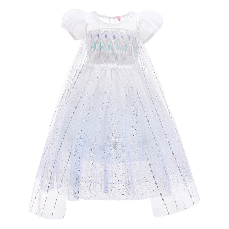 2025 Children's Clothing New Frozen Elsa Princess Dress Girls Baby Gradient Dress Halloween Dress Dress