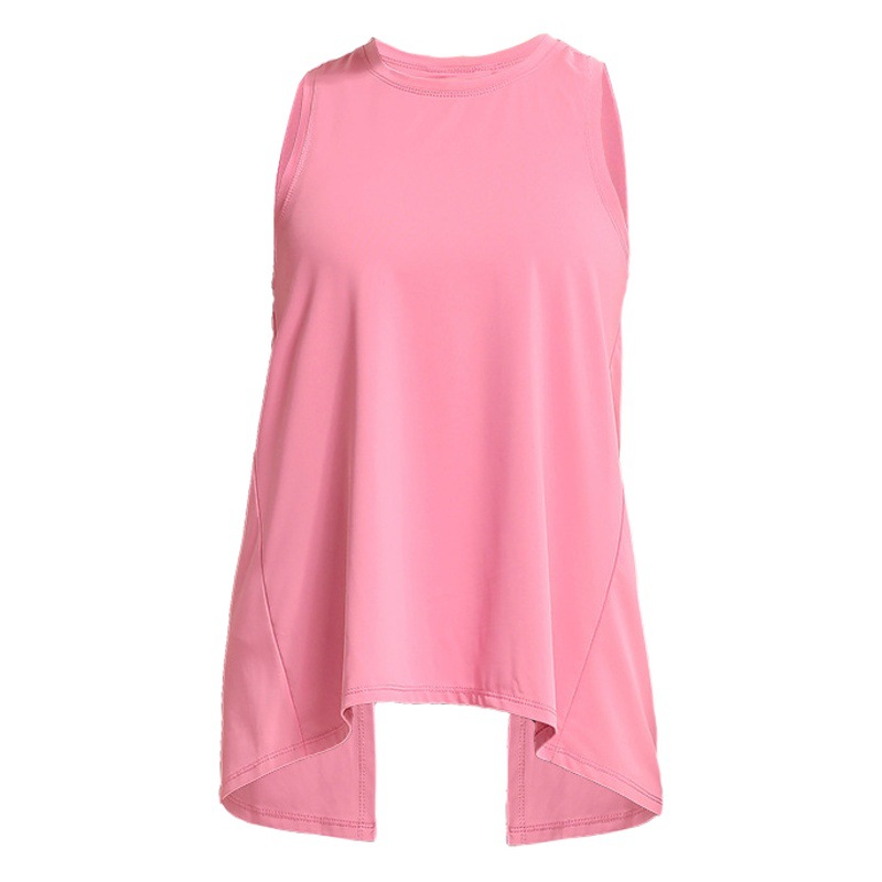 Summer Wholesale New loose running aerobics fitness back top yoga clothes sleeveless sports vest blouse for women