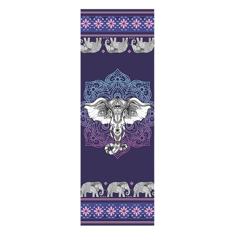 Cross-border Microfiber Sports Yoga Covering Towel Non-slip Sweat Absorbing Fitness Compact Portable Yoga Mat Yoga Mat Towel